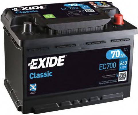 АКБ (стартерная батарея) EXIDE _EC700