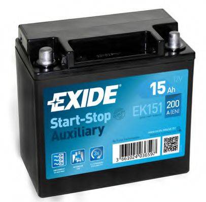 АКБ (стартерная батарея) EXIDE EK151