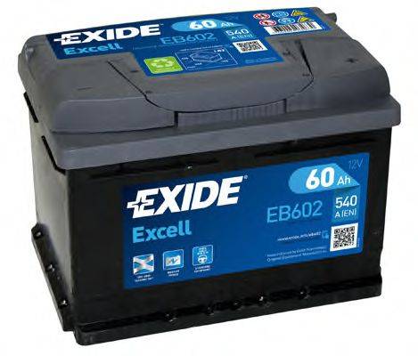 АКБ (стартерная батарея) EXIDE EB602