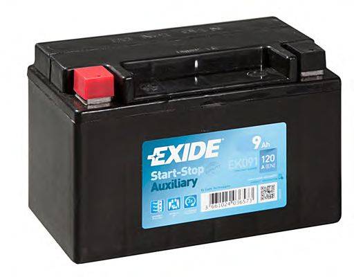 АКБ (стартерная батарея) EXIDE EK091