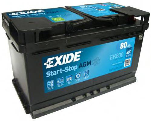 АКБ (стартерная батарея) EXIDE EK800