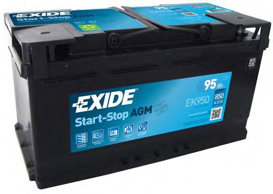 АКБ (стартерная батарея) EXIDE EK950
