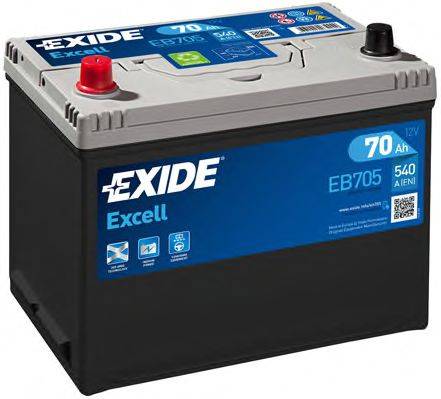 АКБ (стартерная батарея) EXIDE _EB705