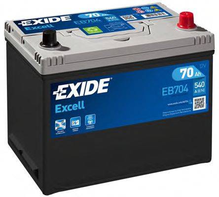 АКБ (стартерная батарея) EXIDE _EB704