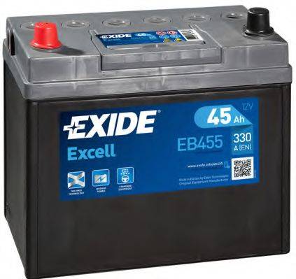 АКБ (стартерная батарея) EXIDE EB455