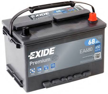 АКБ (стартерная батарея) EXIDE _EA680