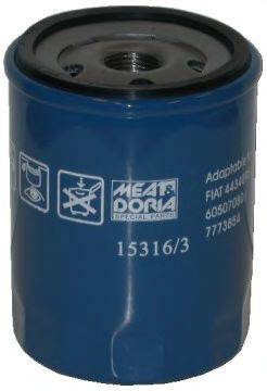 Масляный фильтр двигателя MEAT & DORIA 15316/3