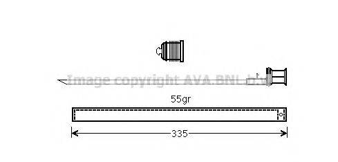 Ресивер-осушитель кондиционера AVA QUALITY COOLING MSD601