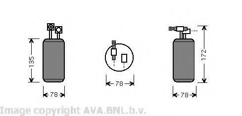 AVA QUALITY COOLING VWD052 Ресивер-осушитель кондиционера