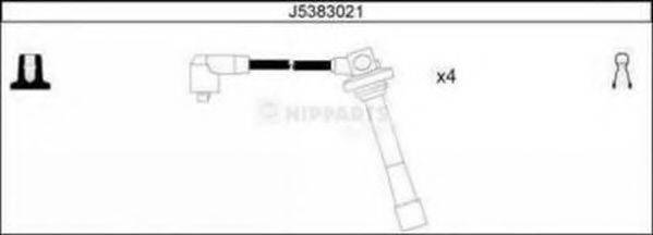 Провода зажигания NIPPARTS J5383021