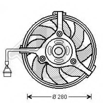 DIEDERICHS 1025001 Вентилятор (охлаждение двигателя)