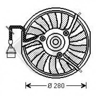 DIEDERICHS 1025101 Вентилятор (охлаждение двигателя)