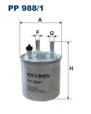Фильтр топливный FILTRON PP9881