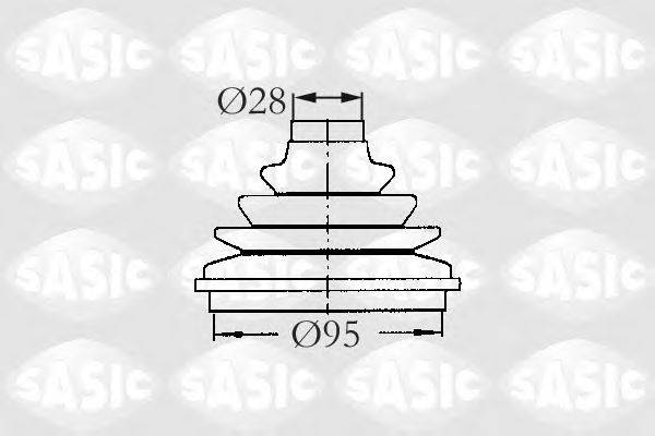 Пыльник ШРУСа (комплект) SASIC 2933003