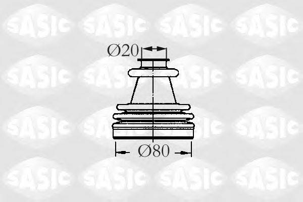 SASIC 2933773 Пыльник ШРУСа (комплект)
