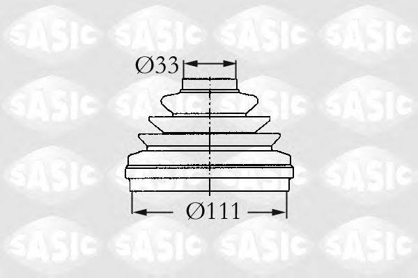Пыльник ШРУСа (комплект) SASIC 2933993