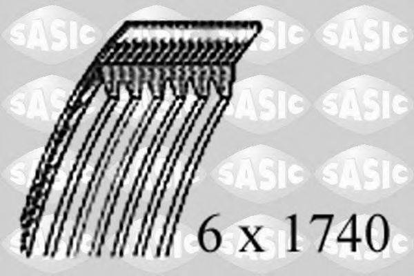 SASIC 1770101 Ремень поликлиновый