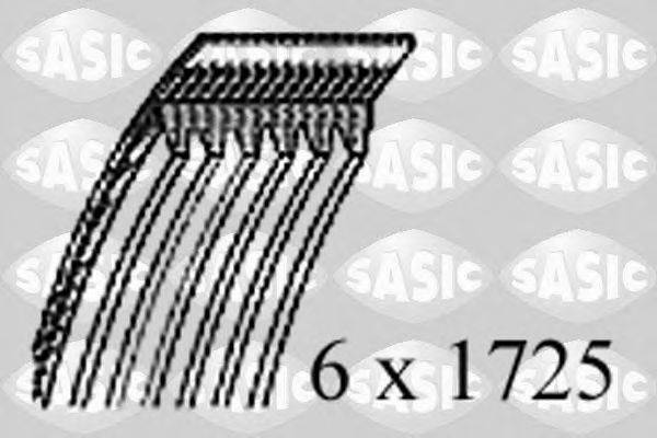 SASIC 1770117 Ремень поликлиновый
