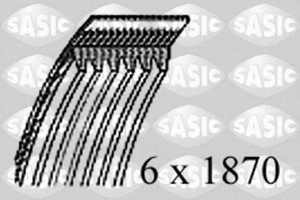 SASIC 1776084 Ремень поликлиновый