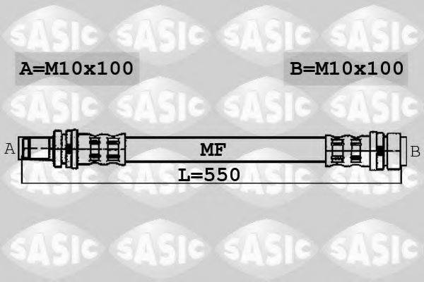 SASIC 6606200 Шланг тормозной