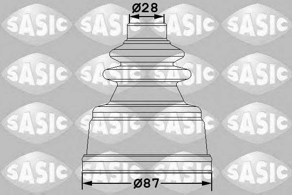 SASIC 1900018 Пыльник ШРУСа (комплект)