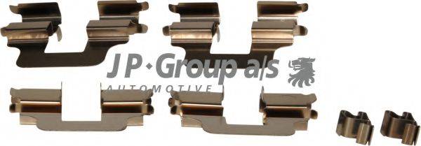 Комплектующие, колодки дискового тормоза JP GROUP 1263650710