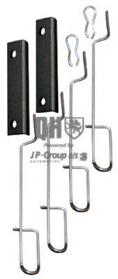Комплектующие, колодки дискового тормоза JP GROUP 4163650619