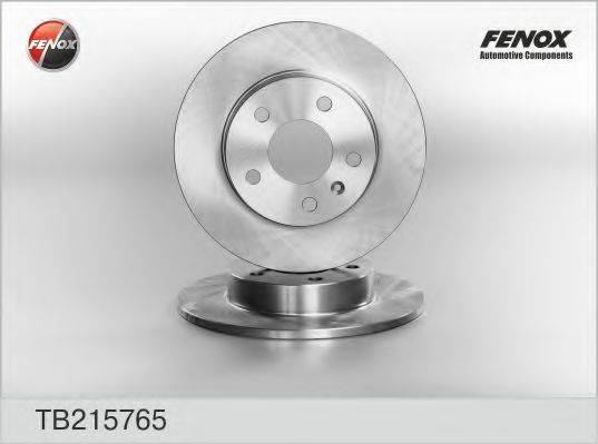 FENOX TB215765 Диск тормозной