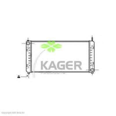 KAGER 310609 Радиатор (охлаждение двигателя)