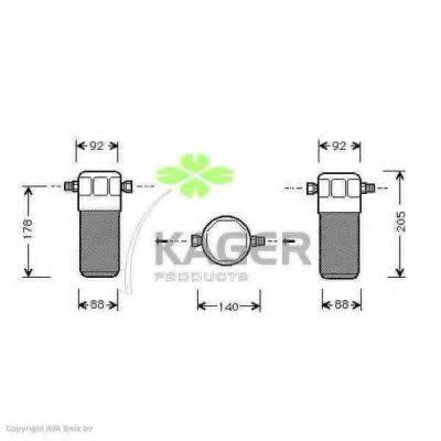 KAGER 945019 Ресивер-осушитель кондиционера