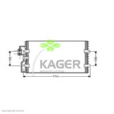 KAGER 945062 Конденсатор кондиционера
