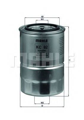 Фильтр топливный MAHLE ORIGINAL KC82D