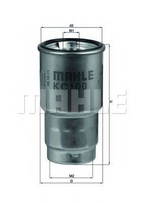 Фильтр топливный MAHLE ORIGINAL KC 100D