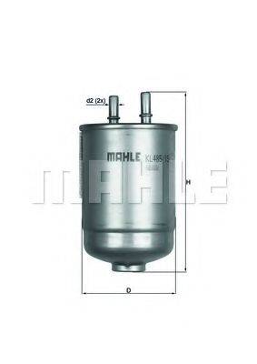 Фильтр топливный MAHLE ORIGINAL KL48515D