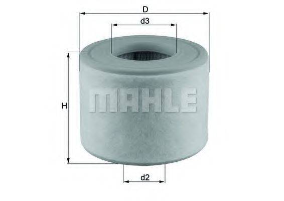 Фильтр воздушный двигателя MAHLE ORIGINAL LX 2607/2