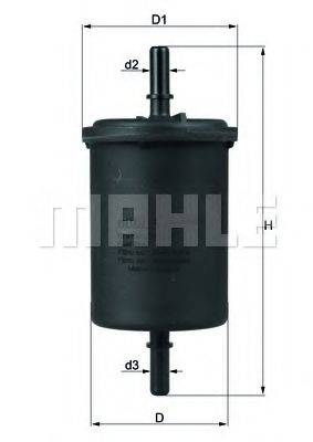Фильтр топливный MAHLE ORIGINAL KL4161