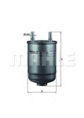Фильтр топливный MAHLE ORIGINAL KL 485/5D