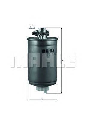 Фильтр топливный MAHLE ORIGINAL KL180