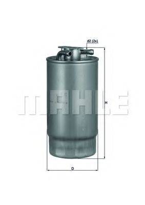 Фильтр топливный MAHLE ORIGINAL KL 160/1