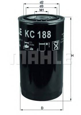 Фильтр топливный MAHLE ORIGINAL KC 188