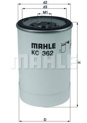 Фильтр топливный MAHLE ORIGINAL KC362D