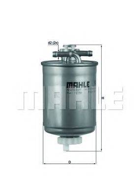 Фильтр топливный MAHLE ORIGINAL KL103
