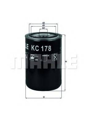 Фильтр топливный MAHLE ORIGINAL KC178