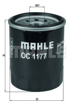 Масляный фильтр двигателя MAHLE ORIGINAL OC 1177
