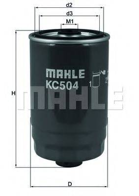 Фильтр топливный MAHLE ORIGINAL KC504