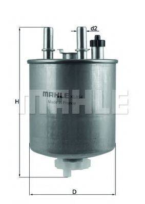 Фильтр топливный MAHLE ORIGINAL KL834