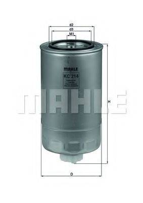 Фильтр топливный MAHLE ORIGINAL KC214