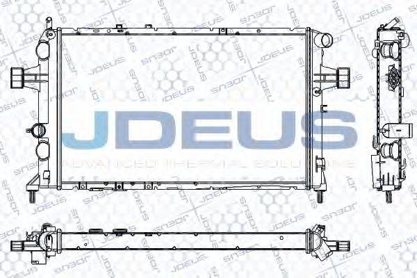 Радиатор (охлаждение двигателя) JDEUS RA0200820