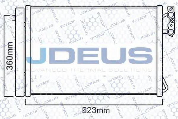 JDEUS 705M66 Конденсатор кондиционера