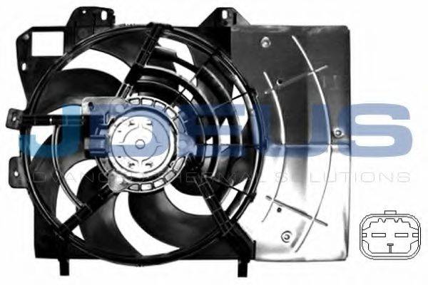 Вентилятор (охлаждение двигателя) JDEUS EV210350